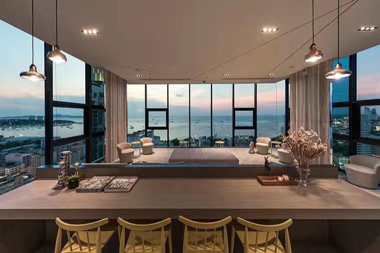 The Base Highfl Seaview Leilighet Pattaya Eksteriør bilde
